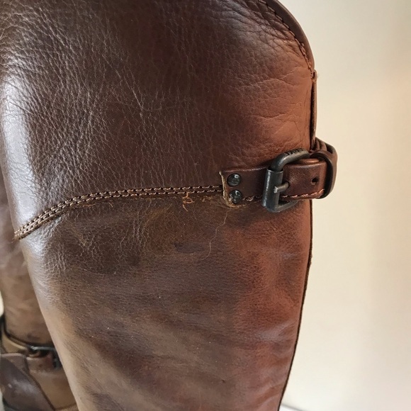 FRYE Women’s 15R Leather Riding Boot Brown 7.5 B - Picture 3 of 15